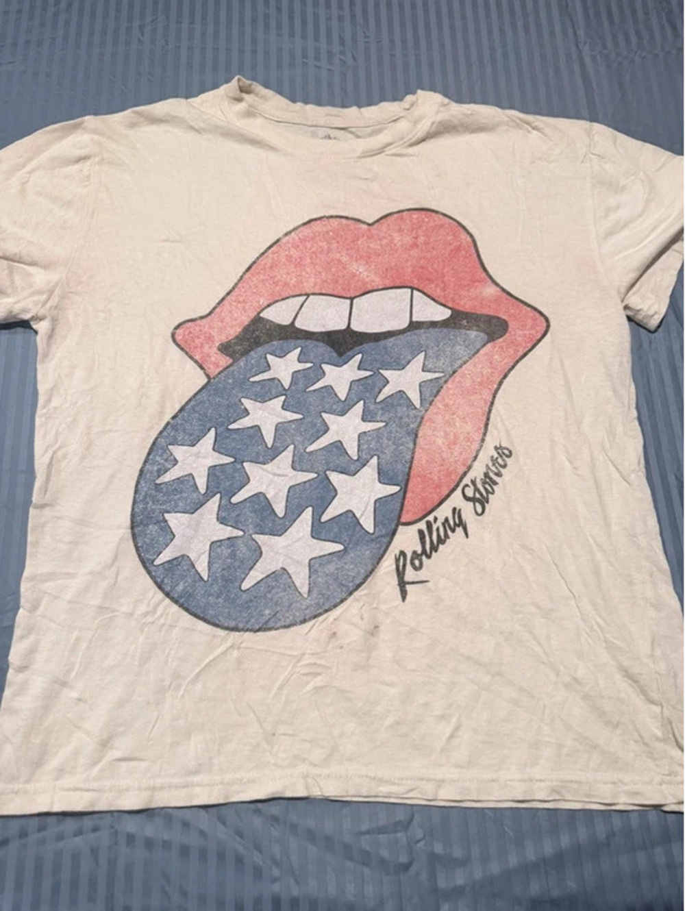 The Rolling Stones Stars Tongue T-Shirt Size Medium 1512